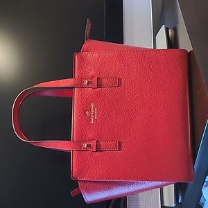Kate Spade Small Red Satchel Bag Strap